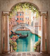 Фреска Красивая Венеция