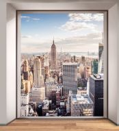 Фреска Окно в Нью-Йорк